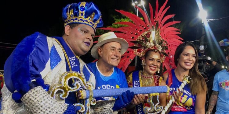 Junior de Mônaco e Karol Bombom são eleitos Rei Momo e Rainha do Carnaval 2024, em Rio Branco