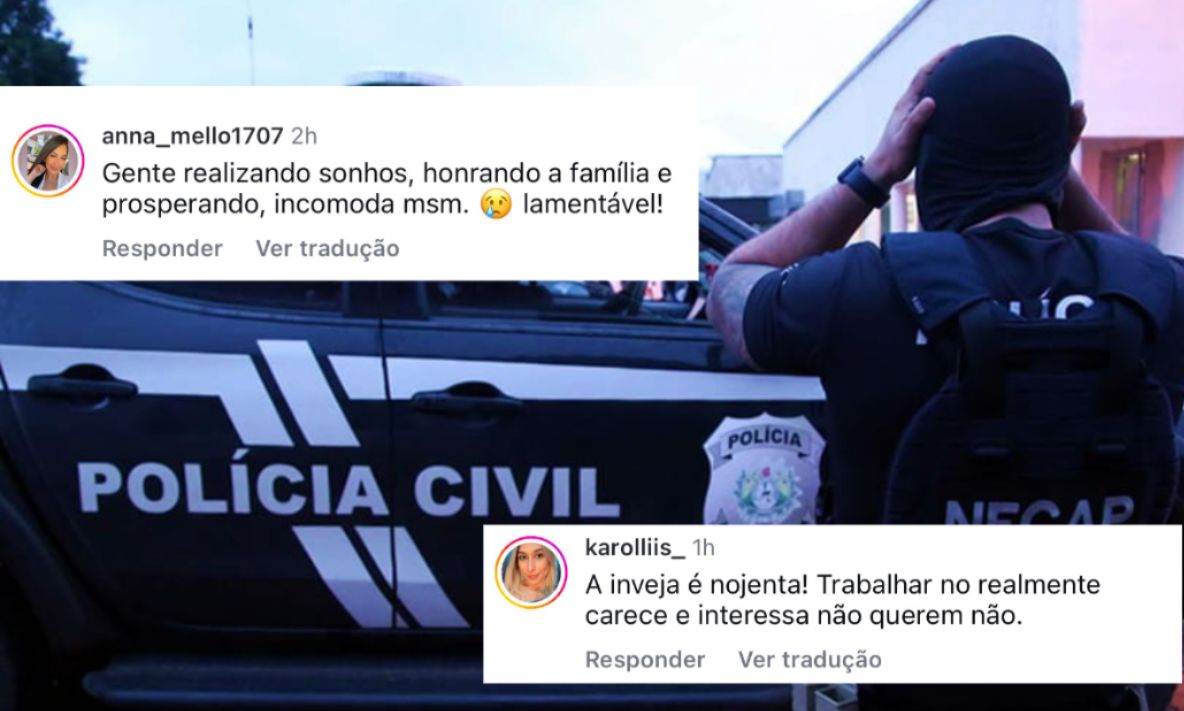 Seguidores de influenciadoras investigadas por divulgarem jogo do tigre atacam a polícia: “perseguição” e “inveja”