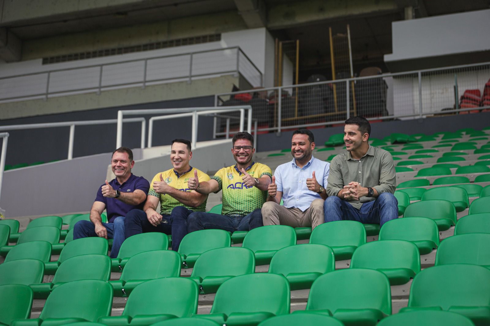 Governador visita reforma do Estádio Arena da Floresta que terá estrutura 100% modernizada