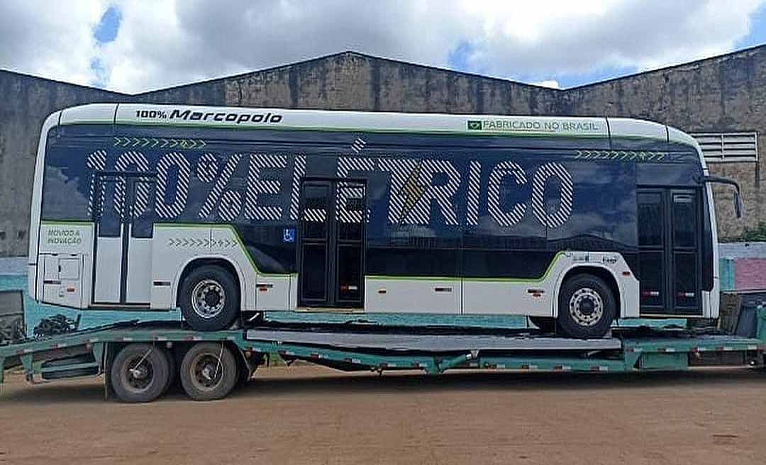 Ônibus elétrico da Marcopolo ficará apenas dois meses em Rio Branco