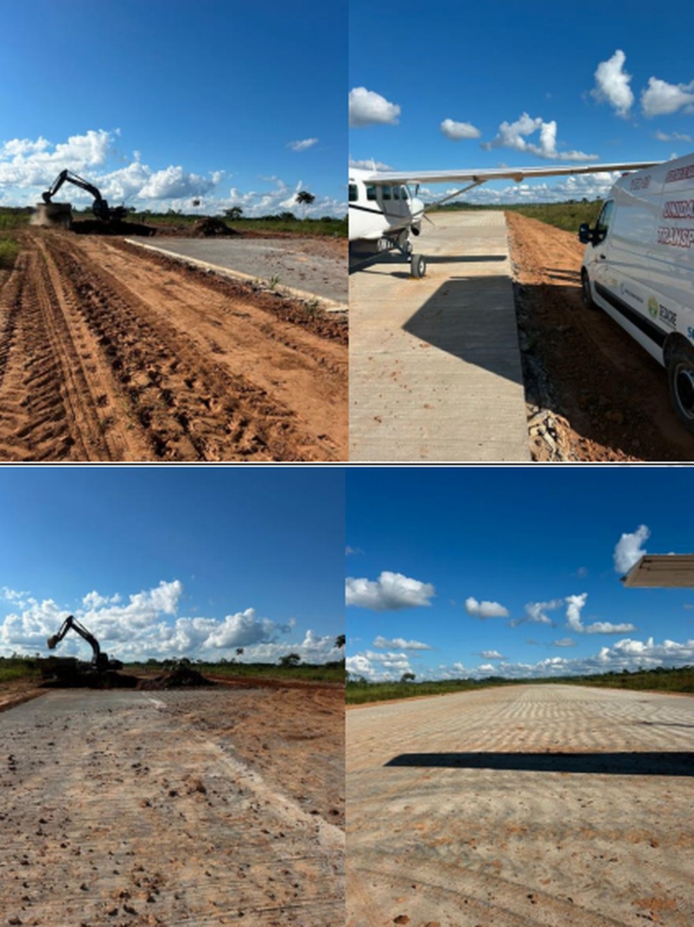 Más condições de pista aérea faz empresa suspender voos para cidade isolada no Acre