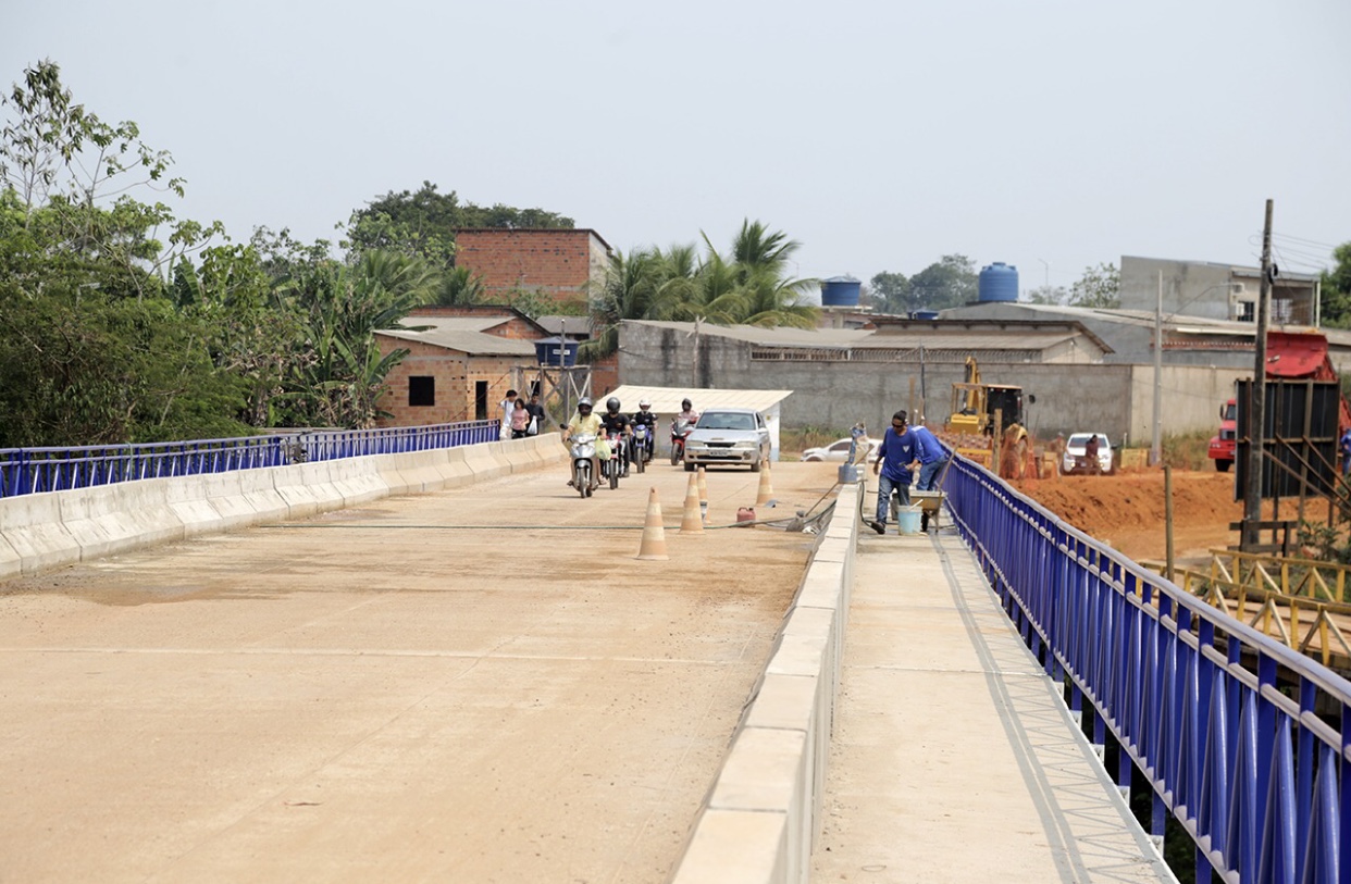 Nova ponte do Judia será fechada nesta terça-feira para receber camada de asfalto