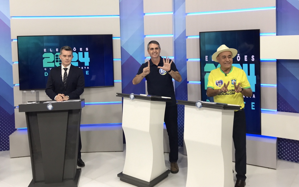 Debate da TV Gazeta é marcado por embates entre Bocalom e Marcus Alexandre