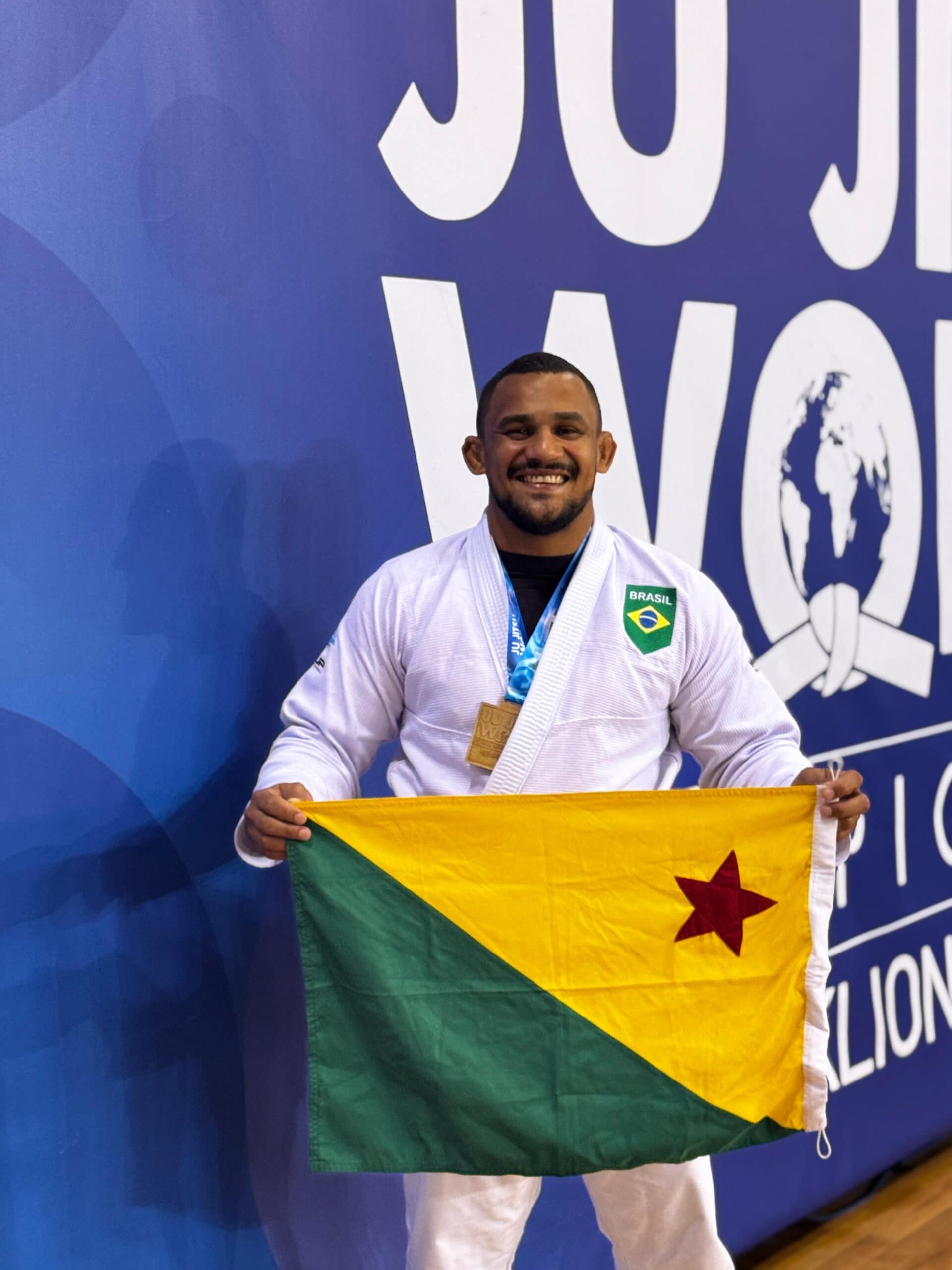 Com apoio do Estado, acreano Wendell Barbosa é campeão mundial de Jiu-Jítsu em competição na Grécia