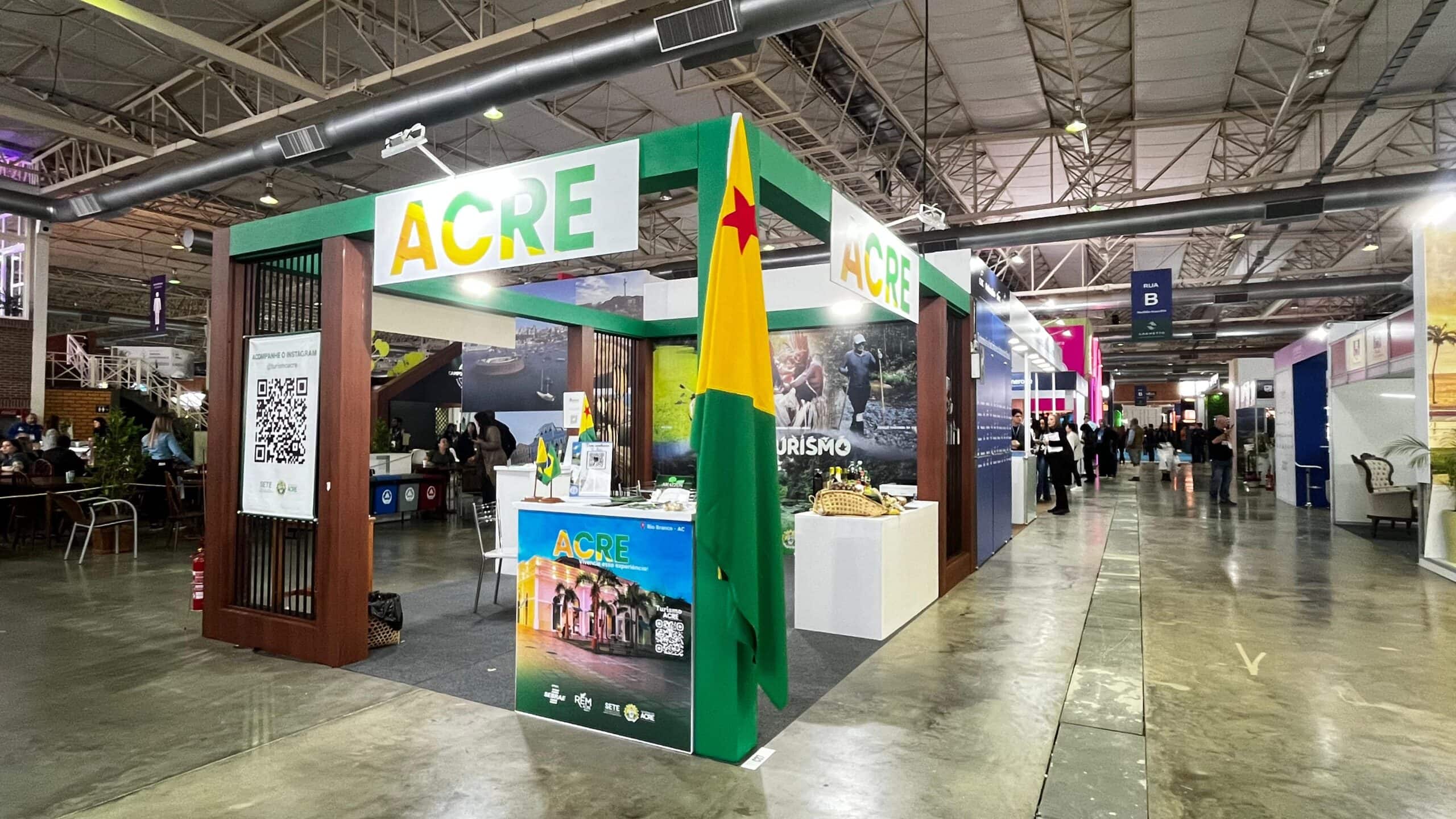 Culinária e produtos turísticos do Acre atraem público na Feira Internacional de Turismo de Gramado, na Serra Gaúcha