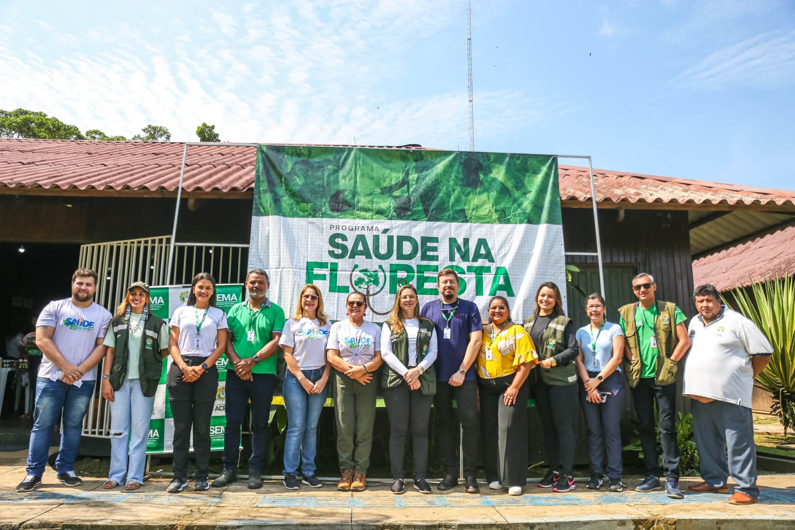 Governo do Acre leva Programa Saúde na Floresta aos moradores da Unidade de Conservação, do Complexo de Florestas Estaduais do Rio Gregório