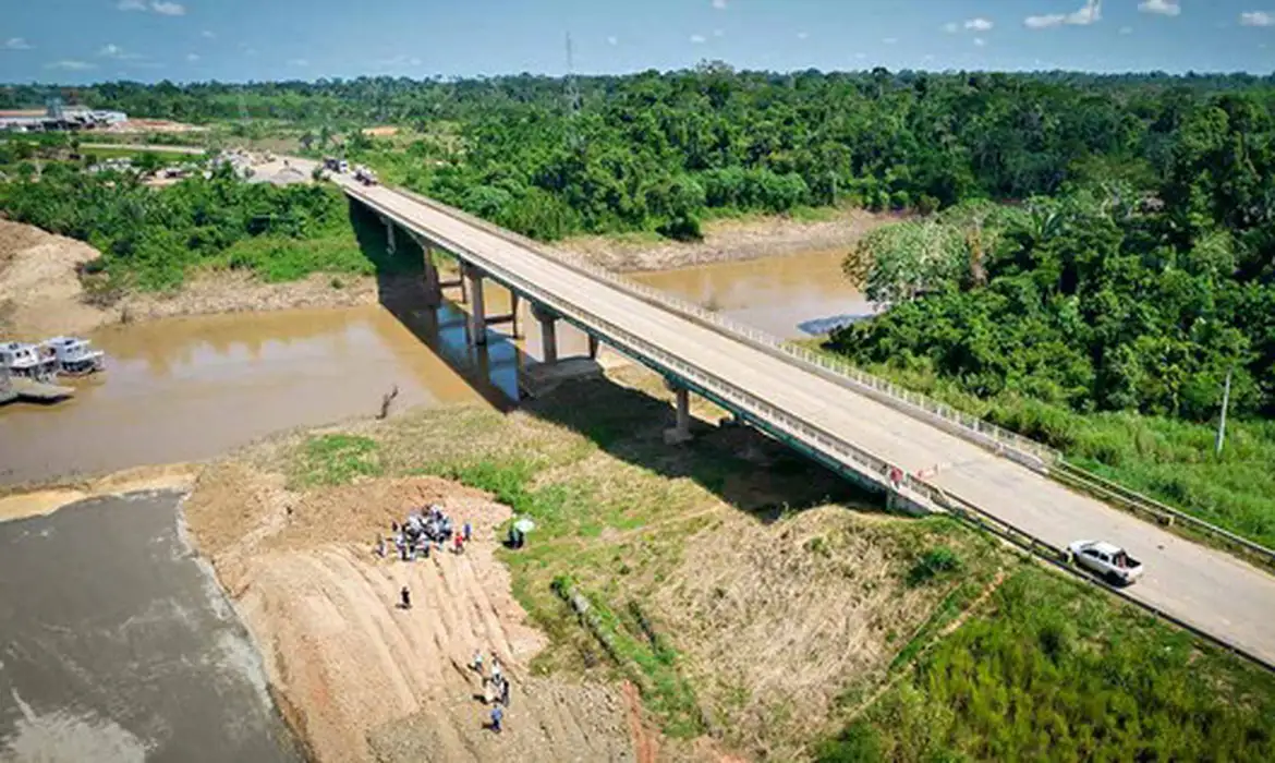 DNIT alerta para interdição total da ponte sobre o Rio Caeté, na BR-364, a partir desta sexta-feira