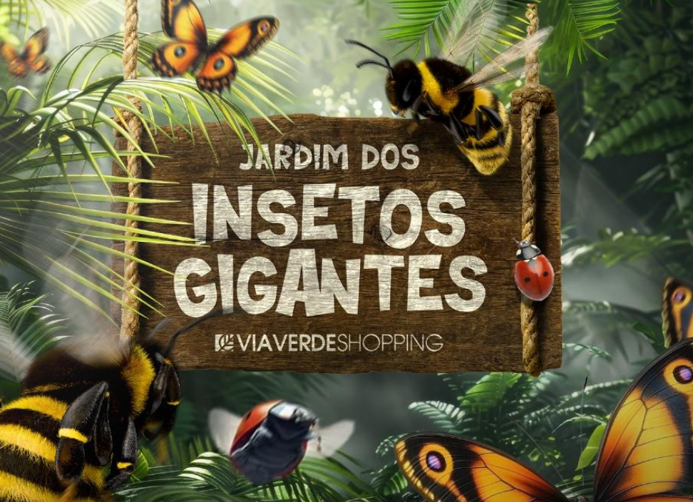 Novidade no Via Verde Shopping: ‘O Jardim dos Insetos Gigantes’: espetáculo com magia e realismo