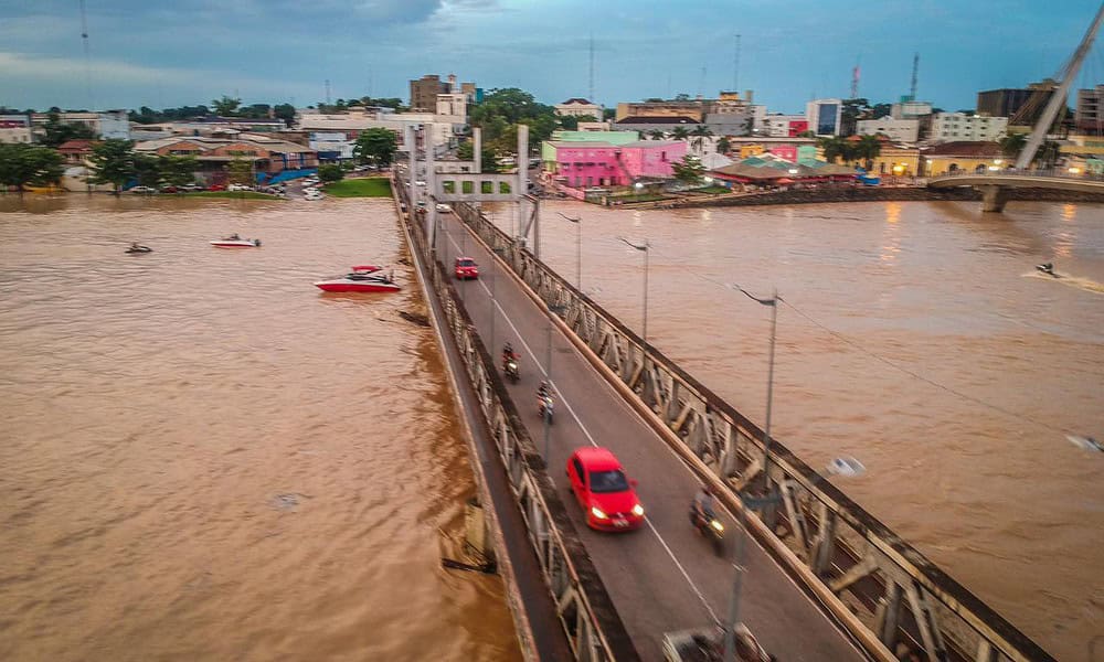 Rio Acre atinge a marca de 14,09 metros e ultrapassa cota de transbordamento na capital