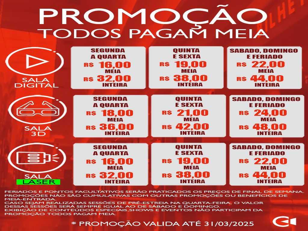 Pipoca pronta e ingressos na mão: O Cine Araújo do Via Verde Shopping traz grandes lançamentos e promoções imperdíveis