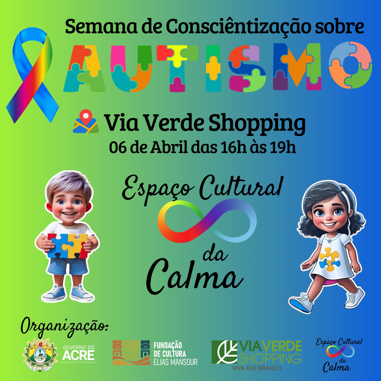 Via Verde Shopping anuncia Semana de Conscientização sobre o Autismo e traz reflexões e atividades para a inclusão