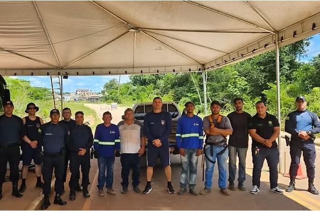 PM reinstala barreira policial na fronteira com a Bolívia após queda no nível do igarapé Rapirã, em Plácido de Castro