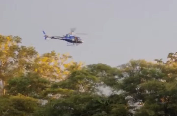 Operação da Polícia Civil acorda moradores de bairros da parte alta de Rio Branco com helicóptero voando baixo