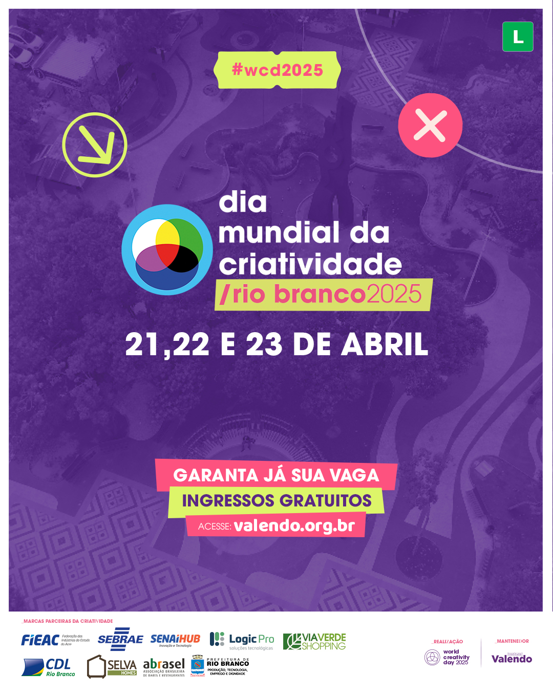 Via Verde Shopping recebe programação do Dia Mundial da Criatividade em Rio Branco