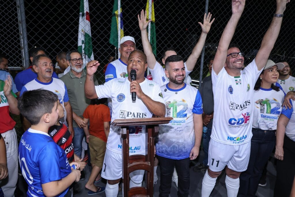 Governador Gladson Camelí participa da reinauguração do Estádio Naborzão, em Tarauacá