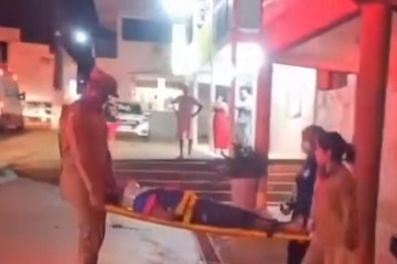 No Acre, jovem despenca da sacada de prédio e é levado gravemente ferido ao hospital
