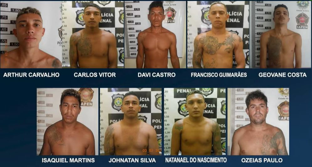 Após 24h de fuga em massa do presídio de Rio Branco, nenhum dos nove detentos foi recapturado