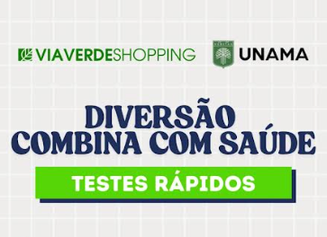 Saúde e cuidado no Via Verde Shopping: Parceria com UNAMA realiza ação com testes rápidos gratuitos a população