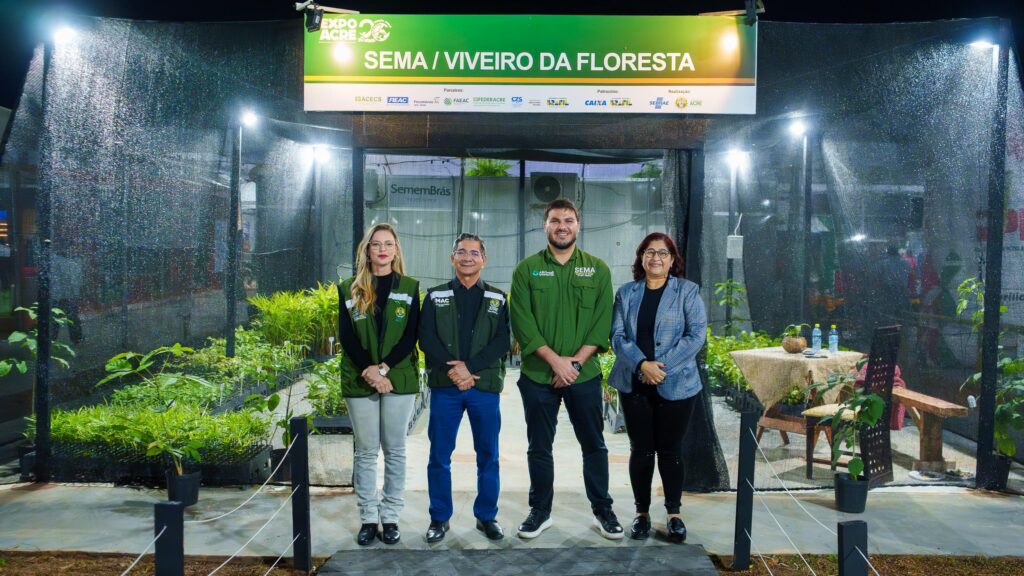 Na Expoacre Juruá, estande do meio ambiente promove atividades de educação e regularização ambiental
