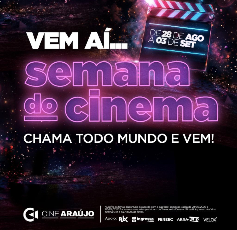 Ingresso na mão e economia no bolso: Semana do Cinema chega ao Via Verde Shopping