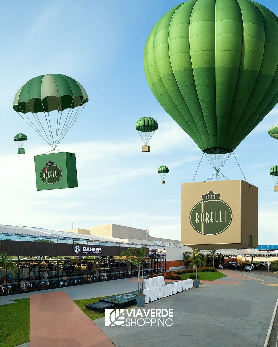Via Verde Shopping segue conectando clientes às melhores marcas e faz anuncio de grandes novidades TodoModa, Havaianas, Borelli Gelato Italiano e We Pink estão entre as novidades