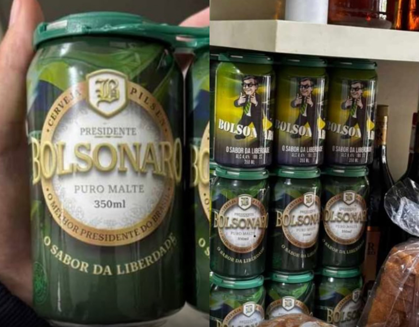 Sabor da liberdade: Cerveja ‘Presidente Bolsonaro’ é encontrada à venda em mercado de Santa Catarina