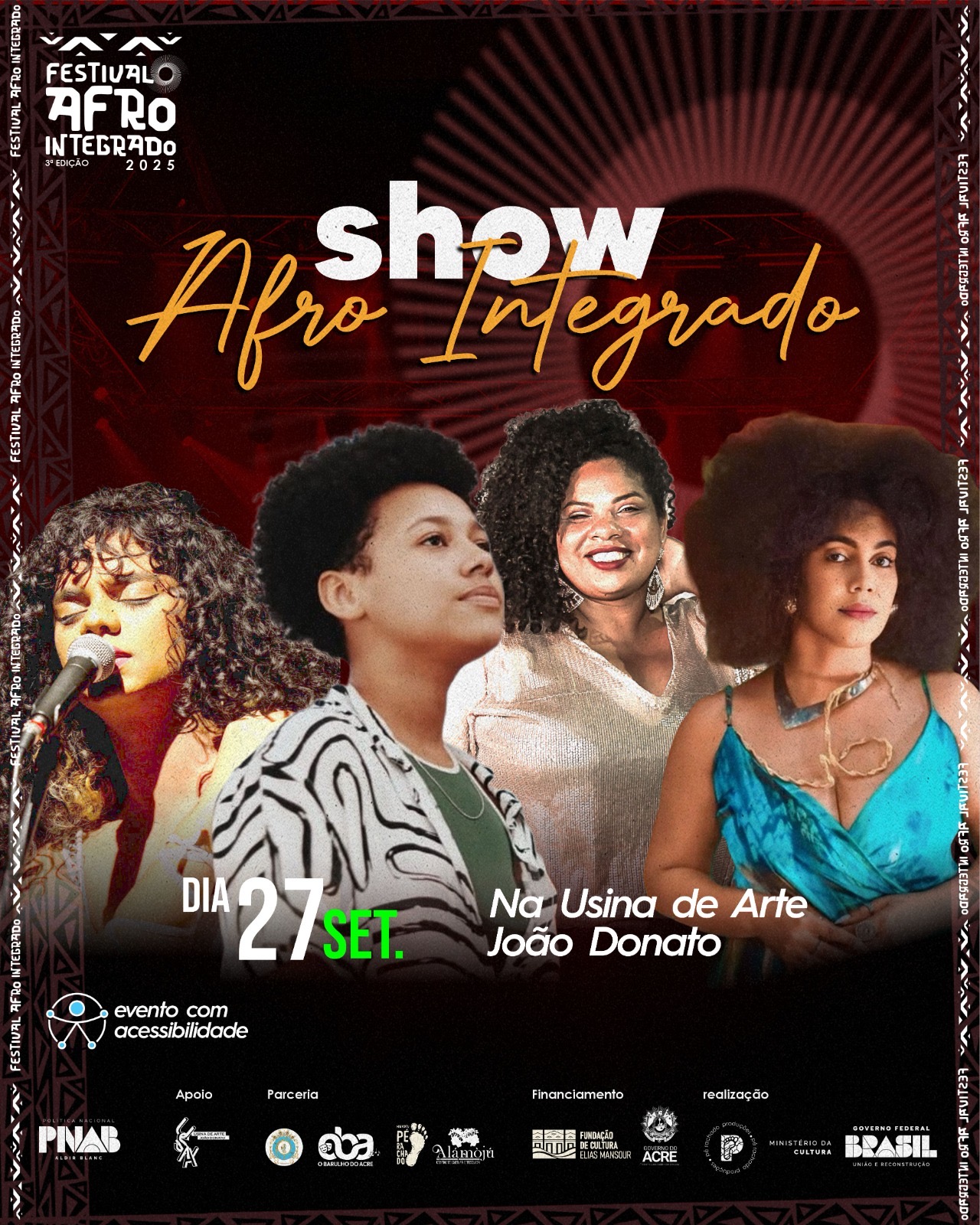 Festival Afro Integrado chega à sua 3ª edição com programação especial em Rio Branco