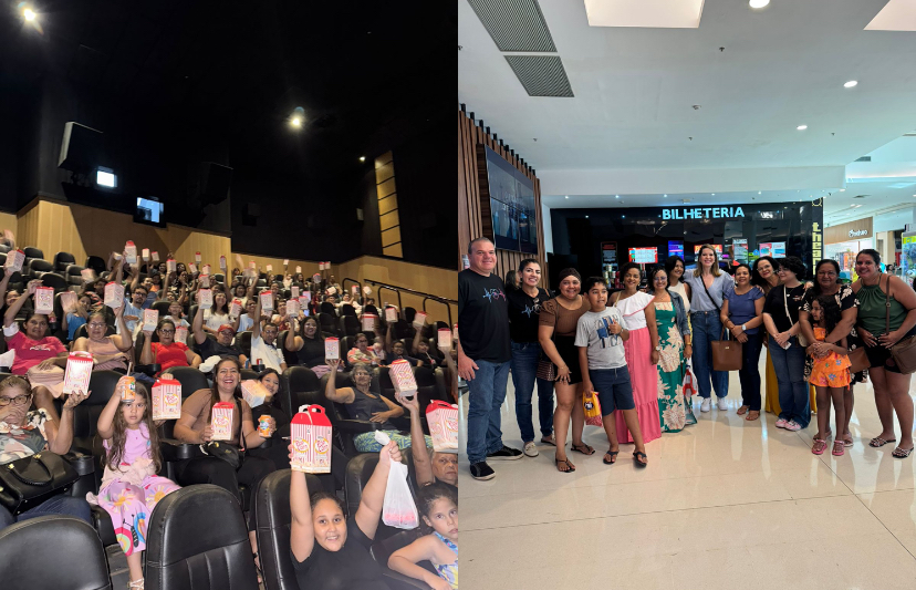 Via Verde Shopping e Cine Araújo realizam sessão especial de cinema para pacientes em tratamento oncológico