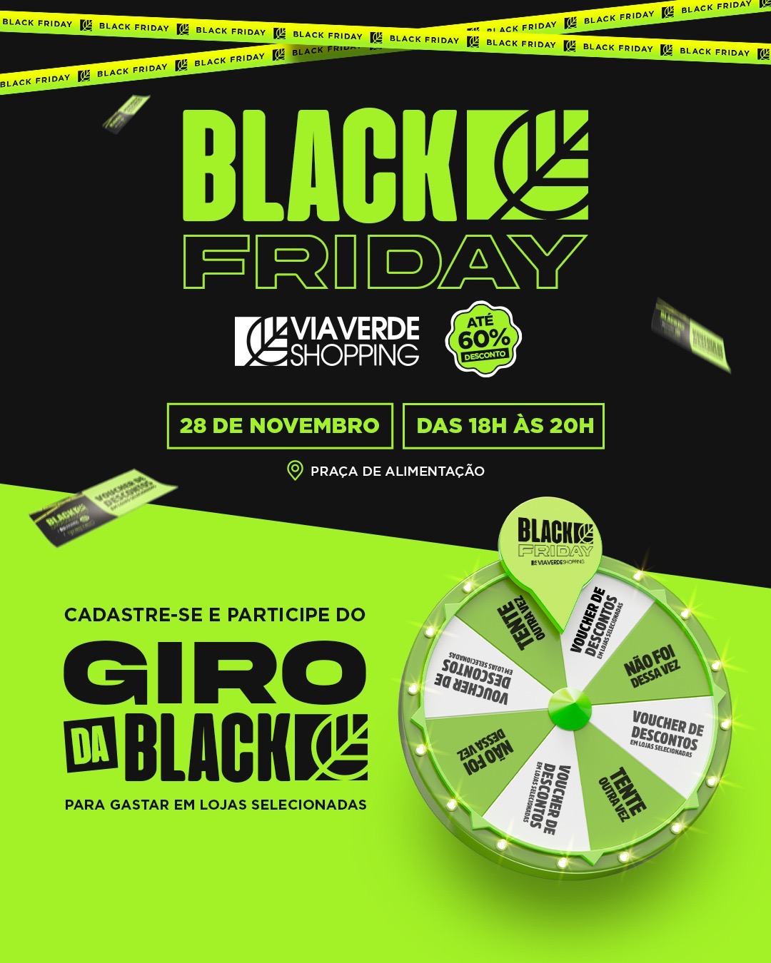 Via Verde Shopping anuncia Black Friday com clima de festa e vantagens exclusivas