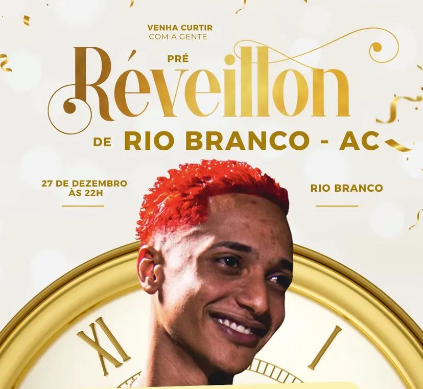 Página anuncia show de Oruam no Pré-Réveillon em Rio Branco; saiba mais