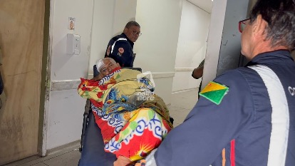 No Acre, idoso sofre traumatismo e por pouco não morre ao ser atingido por ouriço de castanha