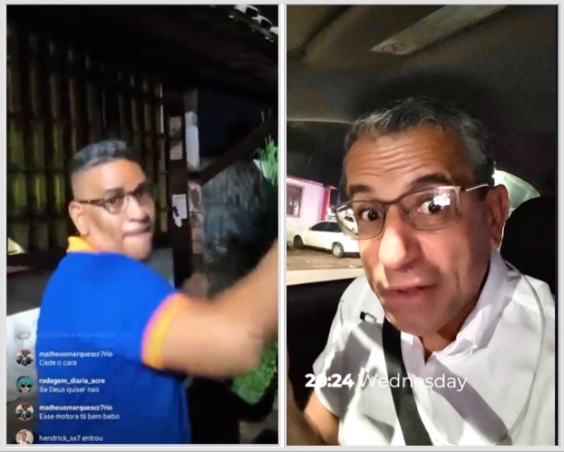 Absurdo: juíz tenta gravar ônibus sucateado da Ricco quebrado e é agredido por motorista