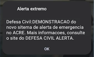 Defesa Civil rebate críticas sobre falta de notificações em celulares: “Sistema opera normalmente”