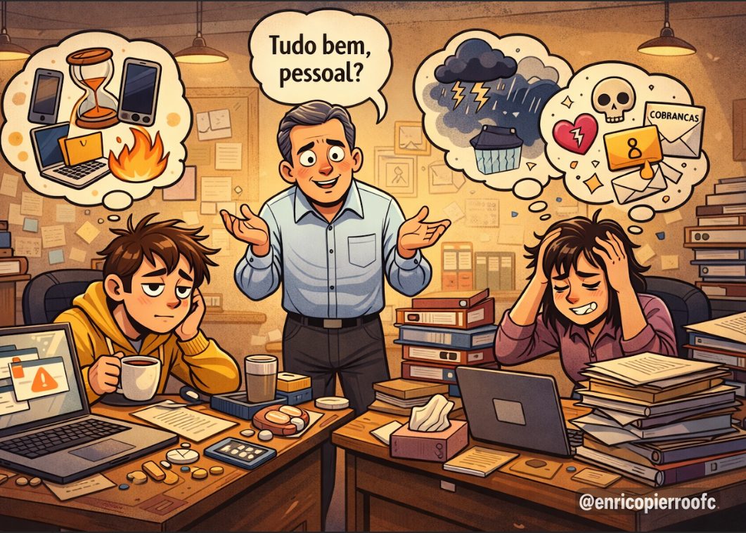 Quando o “Tô Bem” vira resposta automática para não ter que abrir o caos