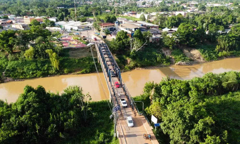 Ponte entre Brasileia e Epitaciolândia será interditada a partir das 22h desta quinta; saiba o motivo