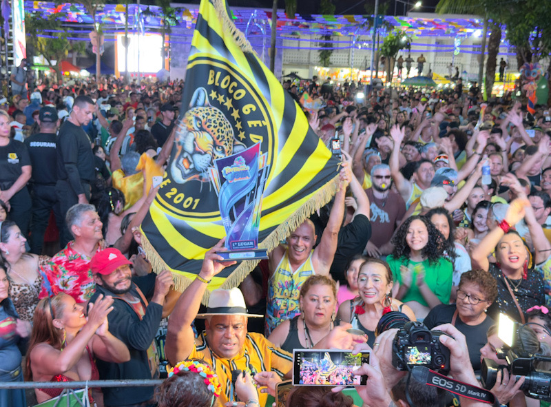 Bloco 6 é D+ é o grande campeão do Carnaval 2026 em Rio Branco e fatura R$ 20 mil