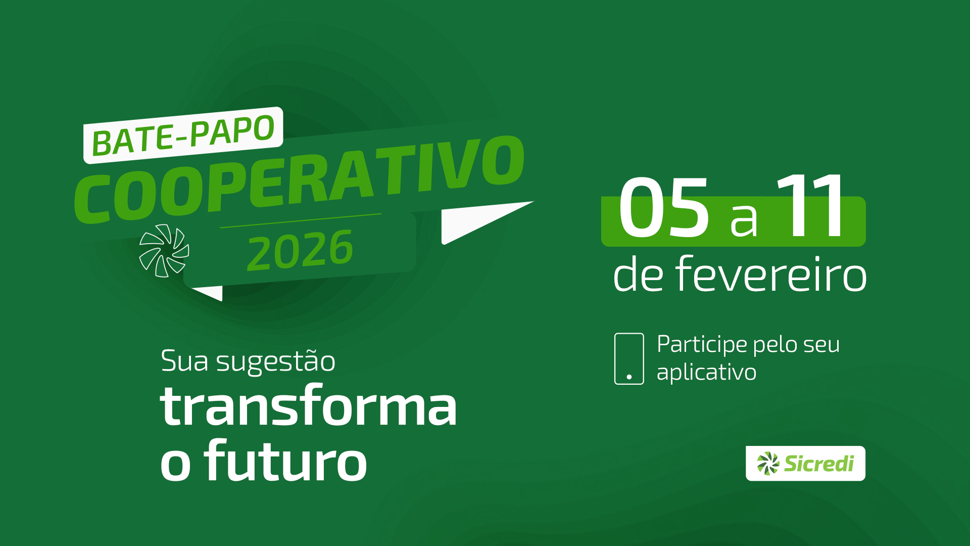 Decidir juntos para transformar o futuro: Começou o período assemblear de 2026 da Sicredi Biomas.