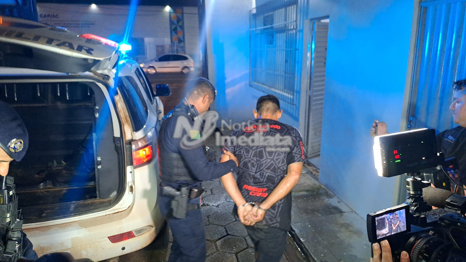 PM prende homem com drogas, arma e munições em operação no Ramal do Canil, em Rio Branco