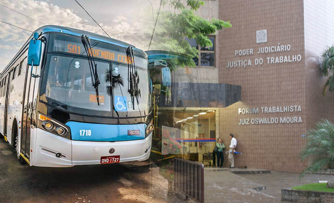 Justiça do Trabalho bloqueia frota de ônibus da Ricco após ação trabalhista em Rio Branco