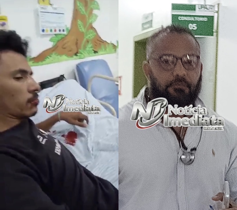 Pancadaria entre médico e paciente na UPA da Sobral acaba em murros na cara e nariz espatifado