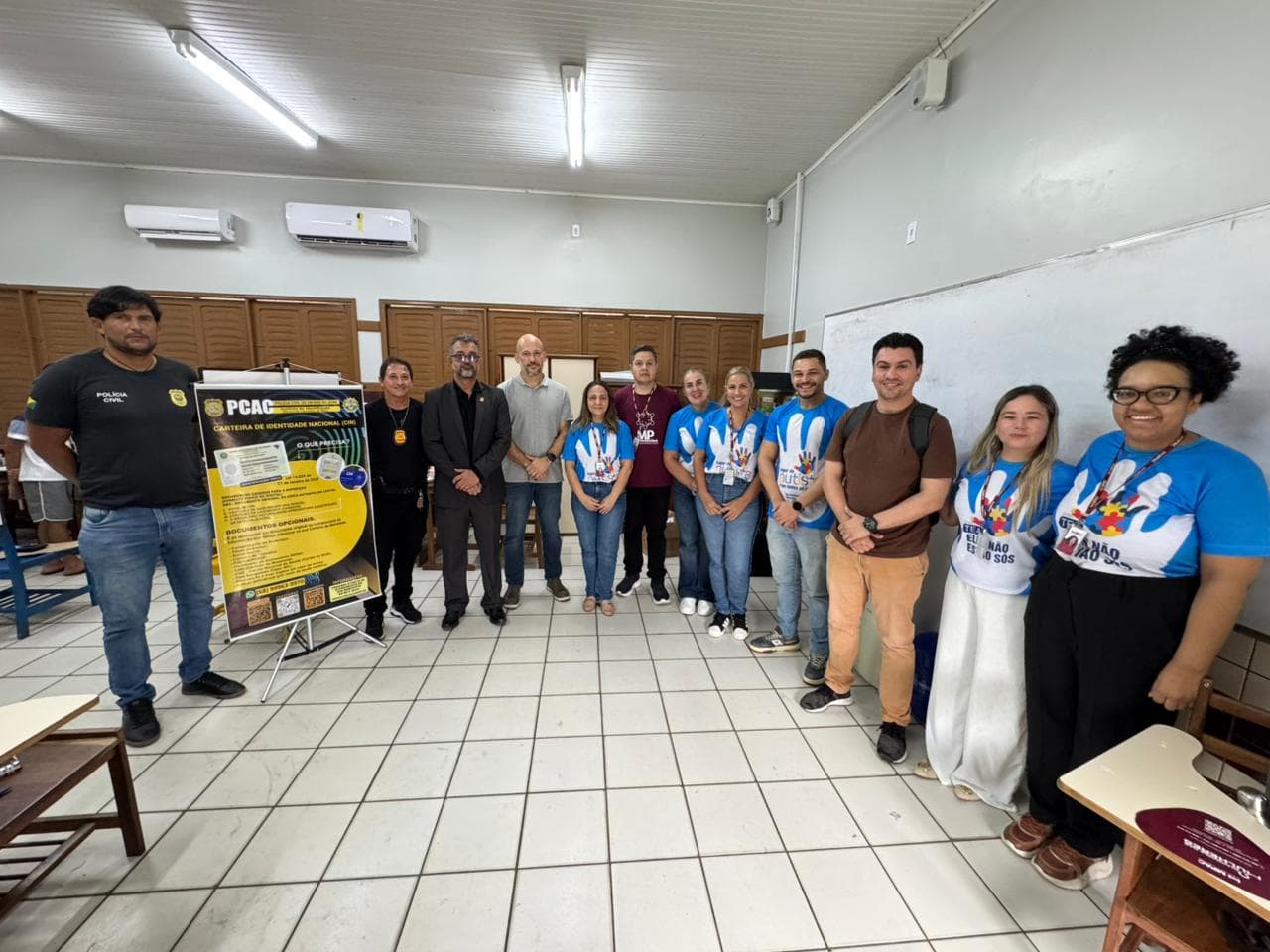 Polícia Civil do Acre leva cidadania para jovens com TEA durante ação do MPAC em Rio Branco