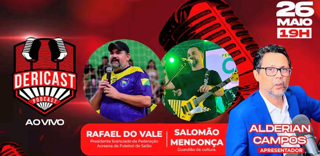 Rafael do Vale e Salomão Mendonça discutem esporte, música e políticas públicas no Dericast