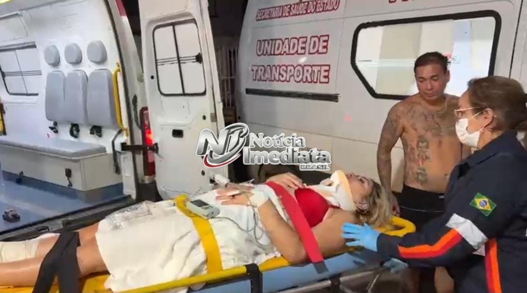 Batida entre duas motos aquáticas no balneário Piracema deixa mulher gravemente ferida