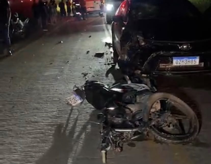 Mais um finado: motociclista bate de frente com carro e morre na Estrada Transacreana