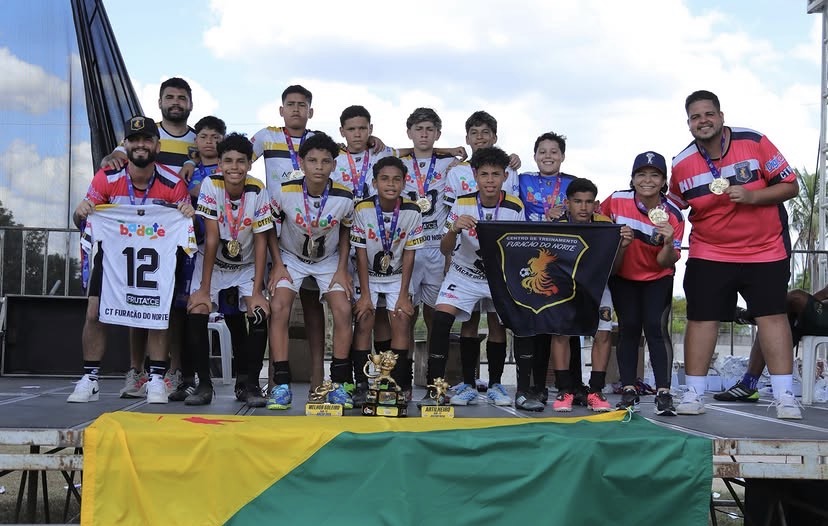 CT Furacão do Norte brilha na ROCUP em Ji-Paraná com título invicto no Sub-13 e vice no Sub-9